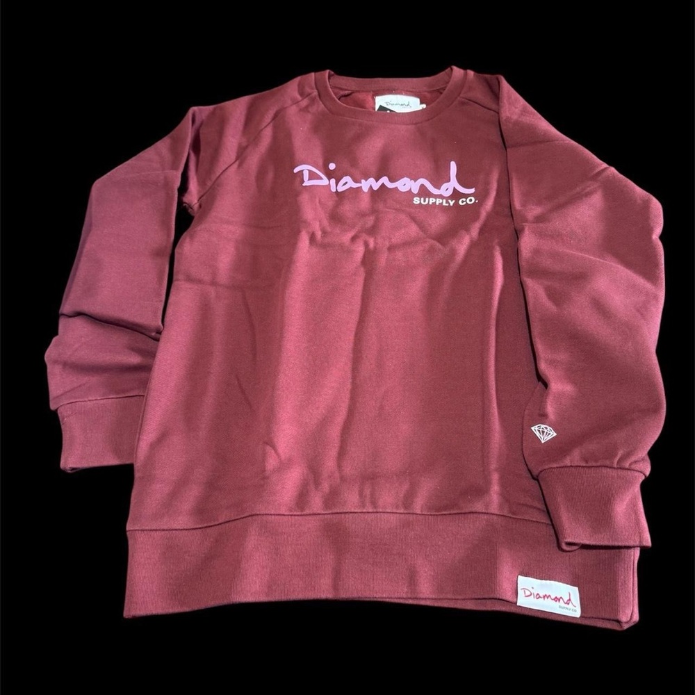Maroon Diamond Supply Co. sweatshirt #DiamondSupplyCo